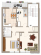 Plan 1.-3.OG - Quadratisch – Praktisch – Gut